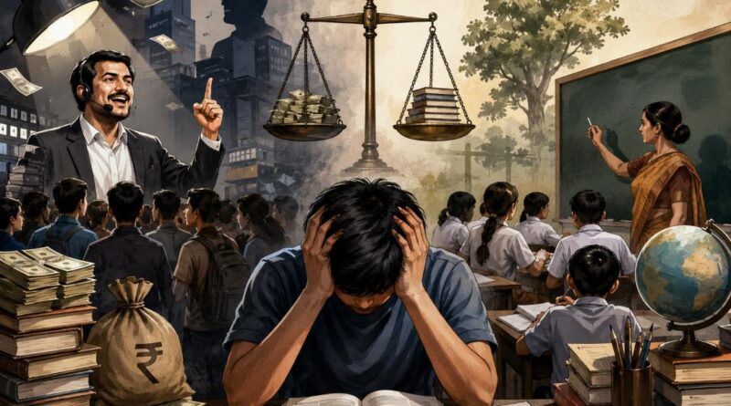 कोचिंग संस्कृति के चौराहे पर शिक्षा