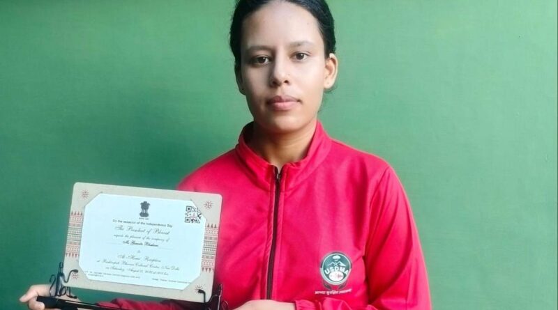 राष्ट्रपति भवन के एट होम रिसेप्शन के लिए अल्मोड़ा की गर्विता भाकुनी का चयन, देशभर से कुल पांच युवा आपदा मित्र कैडेट्स का हुआ है चयन