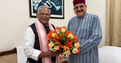कैबिनेट मंत्री सतपाल महाराज ने केंद्रीय मंत्री जीतन राम मांझी से की शिष्टाचार भेंट