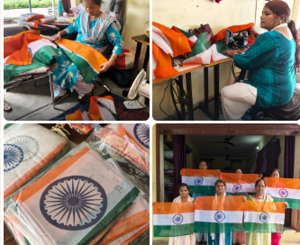सहसपुर की महिलाओं का हैंडमेड तिरंगा बनेगा ‘हर घर तिरंगा’ अभियान की शान