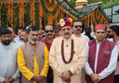 धर्मस्व मंत्री सतपाल महाराज पहुंचे सिरमौर के शिलाई, पश्मी गांव