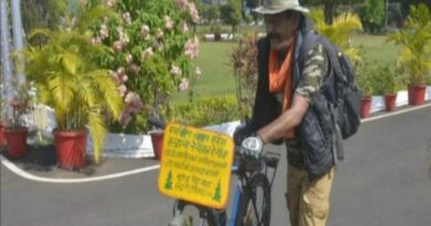 40 हजार किमी साइकिल चलाकर पर्यावरण संरक्षण का संदेश देने वाले ‘नेचर मैन’ को अब समाज के सहारे की जरूरत