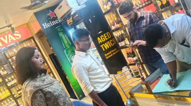 शराब की दुकानों पर ओवररेटिंग एवं अनियमितताओं की शिकायतों पर डीएम का एक्शन