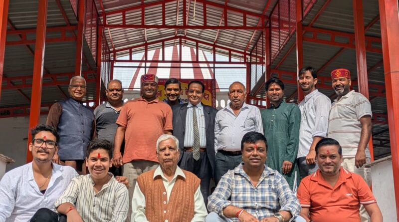 77वें रामलीला महोत्सव से पहले राजपुर में विधि-विधान से हुआ रंगमंच पूजन