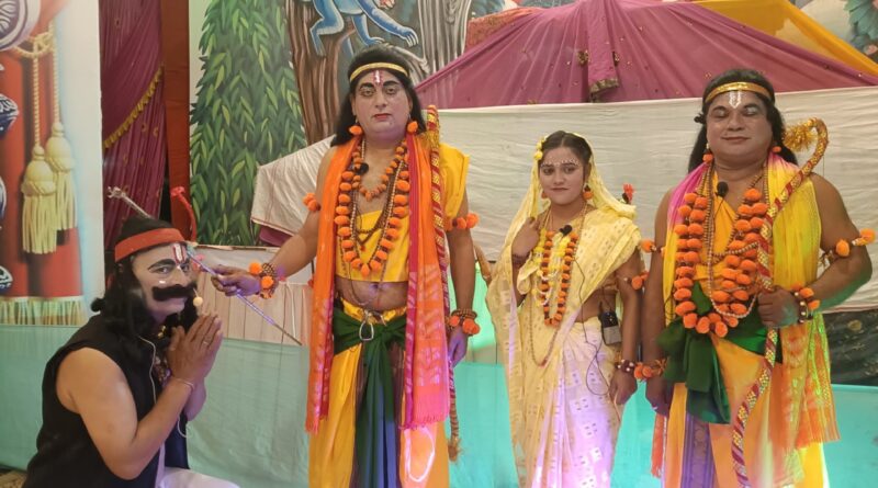 वन गमन, केवट लीला और दशरथ मरण के भावुक प्रसंगों ने दर्शकों को किया भावविभोर