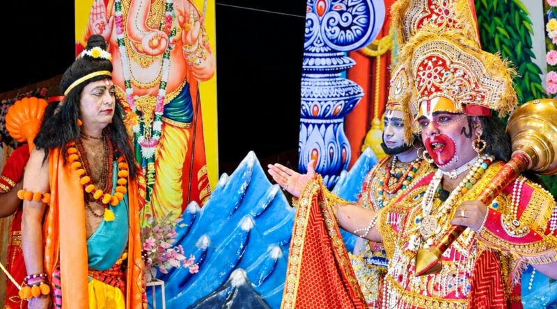 रामदूत हनुमान के पराक्रम का जीवंत मंचन, दर्शक हुए भावविभोर, हनुमान-रावण संवाद और लंका दहन ने दर्शकों में भरा उत्साह