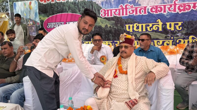सिमोग में दशहरा पर्व समारोह में शामिल हुए संस्कृति मंत्री महाराज